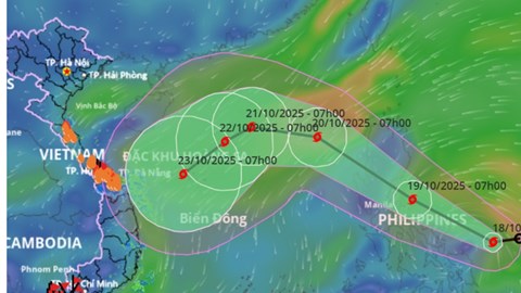 Bão Fengshen sẽ vào biển Đông trong ngày hôm nay