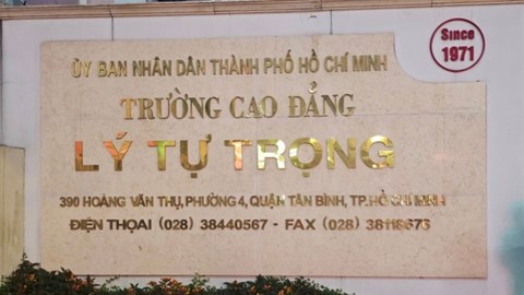 Trường CĐ Lý Tự Trọng TPHCM tạm thu học phí sai quy định hơn 158 tỉ đồng