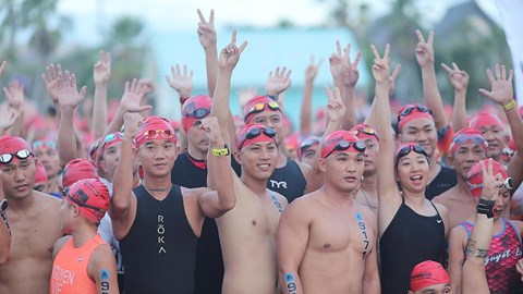 Ánh Viên cùng 2.000 VĐV chinh phục giải hai môn phối hợp DNSE Aquaman Vietnam 2024 