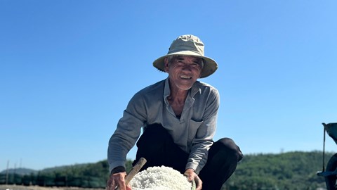 Vẻ đẹp lao động trên đồng muối Sa Huỳnh