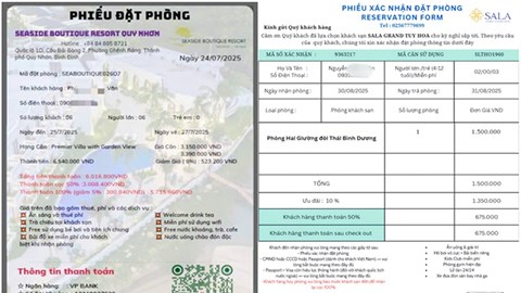 “Chiêu trò” quảng cáo giảm giá phòng khách sạn bất thường