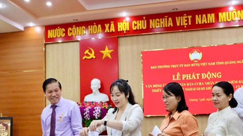 Mặt trận Quảng Ngãi phát động chung tay ủng hộ nhân dân Cuba