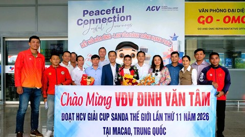 Quảng Ngãi đón nhà vô địch Sanda World Cup 2026 Đinh Văn Tâm