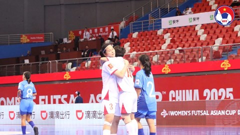 Tuyển futsal nữ Việt Nam vào tứ kết Giải vô địch châu Á