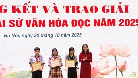 Gần 1,2 triệu thí sinh tham gia cuộc thi Đại sứ văn hóa đọc năm 2025