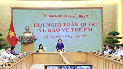 Xác định bảo vệ trẻ em là nhiệm vụ ưu tiên trong chiến lược phát triển con người Việt Nam
