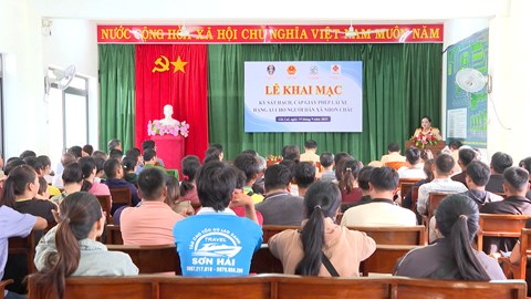 Ngư dân xã đảo Gia Lai được thi, cấp giấy phép lái xe hạng A1 miễn phí