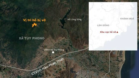 Lâm Đồng: Nước lũ đổ về bất ngờ trong đêm do nghi vỡ đập, ba người bị cuốn trôi