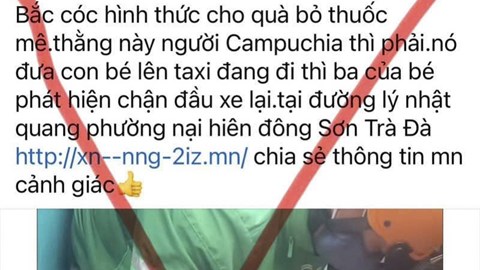 Công an Đà Nẵng bác thông tin “người nước ngoài bắt cóc nữ sinh”