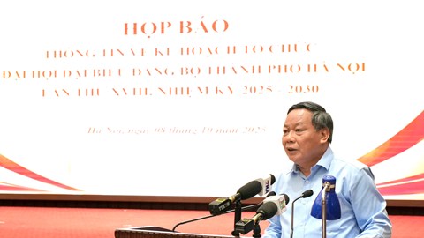 Đại hội Đảng bộ TP Hà Nội lần thứ XVIII: Nhấn mạnh thành tố “Hạnh phúc” trong phát triển Thủ đô