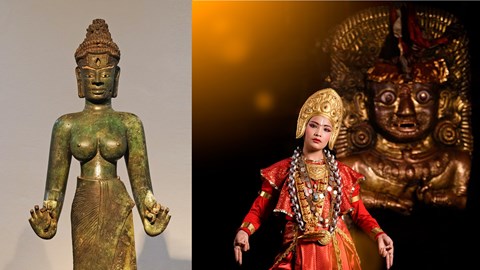 Giải mã bí ẩn tượng nữ thần Tara Đồng Dương: Điệu múa ngưng đọng 