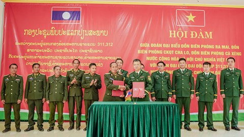 Quảng Trị: Tăng cường phối hợp quản lý, bảo vệ biên giới với nước bạn Lào