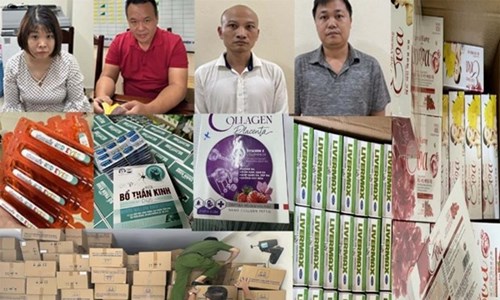 Thu giữ hơn 4.000 thùng hàng thực phẩm chức năng giả - Anh 1