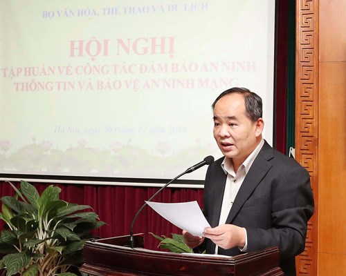 Bộ VHTTDL: Hội nghị tập huấn đảm bảo an ninh thông tin và bảo vệ an ninh mạng - Anh 1