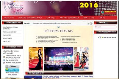 Tự ý “vượt rào”, cuộc thi Duyên dáng doanh nhân Việt sẽ bị xử lý - Anh 2
