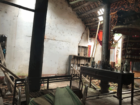 Di tích quốc gia Đình Thần Quy (Phú Xuyên, Hà Nội): “Cám cảnh, đau lòng lắm!” - Anh 4