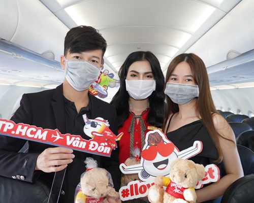 Sân bay Vân Đồn mở cửa trở lại đón chuyến bay Vietjet đầu tiên - Anh 5