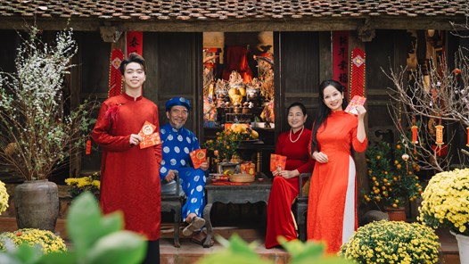 Nghệ sĩ tỳ bà Vũ Diệu Thảo lan tỏa thông điệp sum vầy qua MV “Tết bình an bên nhau”