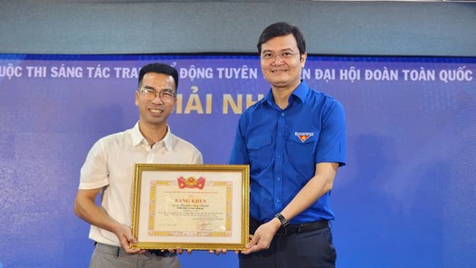 Trao giải Cuộc thi Sáng tác tranh cổ động, tuyên truyền Đại hội Đoàn toàn quốc lần thứ XIII
