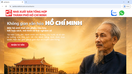 Ra mắt Tủ sách “Vinh quang Hồ Chí Minh” trên nền tảng số