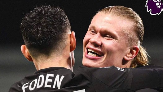 Haaland lập kỷ lục mới trong trận Man City thắng Fulham 5-4