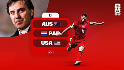 Lịch thi đấu của đội tuyển Thổ Nhĩ Kỳ tại World Cup 2026: Khát vọng tái hiện kì tích 24 năm trước