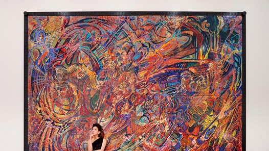 Sau thời gian ở ẩn, CAT - Đào Anh Thơ ra mắt loạt tranh sơn mài khổ lớn