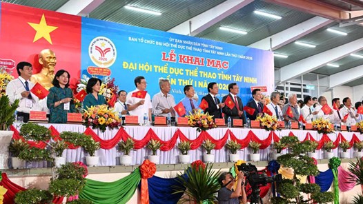 Khai mạc Đại hội TDTT tỉnh Tây Ninh lần thứ I năm 2026
