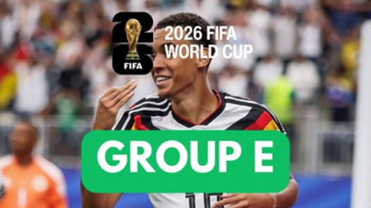 Bảng E - World Cup 2026: Tuyển Đức nắm giữ lợi thế lớn