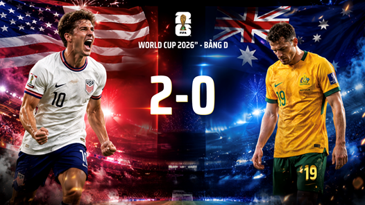 Bản tin World Cup 20.6: Thắng thuyết phục Australia, tuyển Mỹ lập loạt kỷ lục sau gần 1 thế kỷ