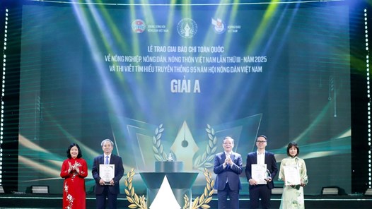 Giải báo chí toàn quốc về “tam nông” sẽ có 50 giải thưởng với 5 giải A