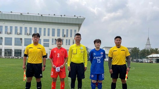 Đội tuyển U20 nữ Việt Nam thắng 2-0 trước CLB nữ KSPO (Hàn Quốc) 