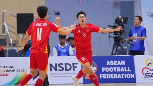 ĐT futsal Việt Nam giành Huy chương Đồng Giải vô địch Đông Nam Á 2026