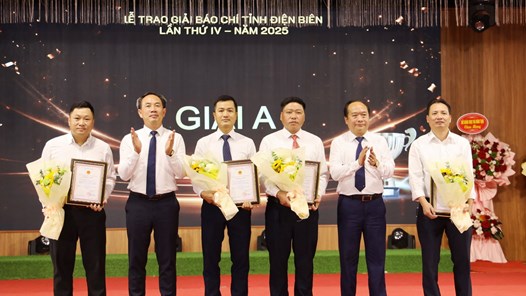 40 tác phẩm được trao Giải báo chí tỉnh Điện Biên lần thứ IV