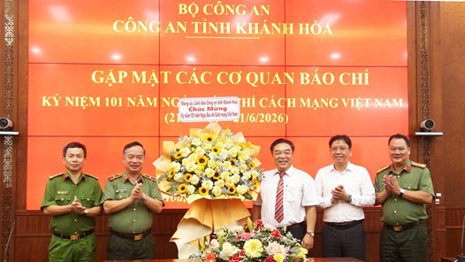 Công an Khánh Hoà gặp mặt các cơ quan báo chí 