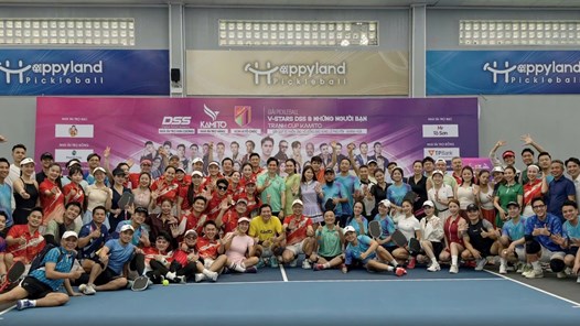 Dàn nghệ sĩ Việt ​hội tụ tại giải pickleball V-Stars 2025