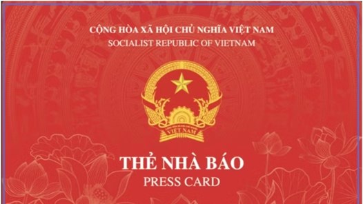 Bộ VHTTDL ban hành mẫu thẻ nhà báo 2026