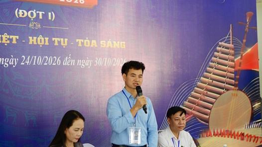 Họp BTC “Cuộc thi Độc tấu và Hòa tấu nhạc cụ dân tộc toàn quốc“