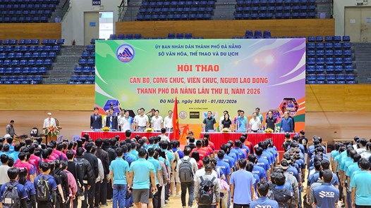 Khai mạc Hội thao cán bộ, công chức, viên chức, người lao động TP Đà Nẵng lần thứ II