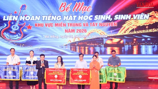 Khép lại Liên hoan Tiếng hát HSSV miền Trung - Tây Nguyên 2026 đầy cảm xúc