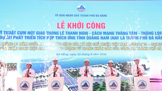 Đà Nẵng khởi công hai dự án hạ tầng hơn 4.293 tỉ đồng