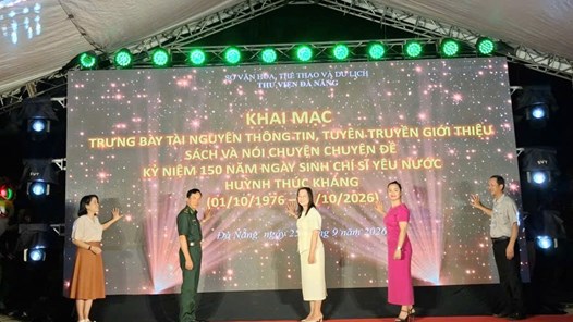 Lan tỏa giá trị sách qua hoạt động kỷ niệm 150 năm ngày sinh cụ Huỳnh Thúc Kháng