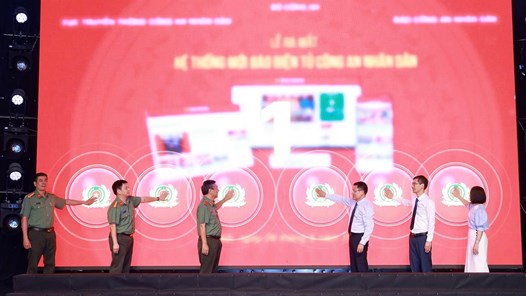 Báo Công an nhân dân ra mắt hệ thống quản trị toà soạn điện tử và giao diện mới