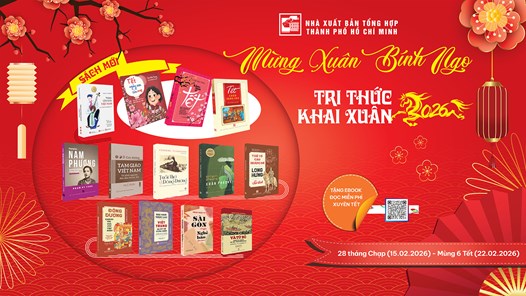 NXB Tổng hợp TP.HCM mang gần 1.000 tựa sách đến Lễ hội Đường Sách Tết Bính Ngọ 2026