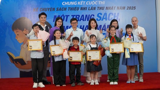Lan tỏa văn hóa đọc từ cuộc thi kể chuyện thiếu nhi