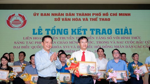 TP.HCM: Trao giải Liên hoan tuyên truyền trên nền tảng số