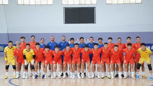 Futsal nam Việt Nam hướng đến SEA Games 33 với quyết tâm cao nhất