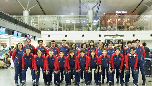 Đội tuyển Futsal nữ Việt Nam sang Trung Quốc tập huấn, chuẩn bị cho SEA Games 33