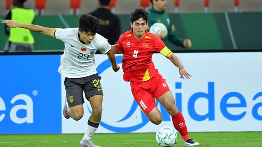 VCK U23 châu Á 2026: U23 Việt Nam thua U23 Trung Quốc ở bán kết