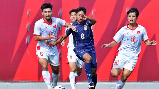 U23 Việt Nam thua tối thiểu U23 Thái Lan